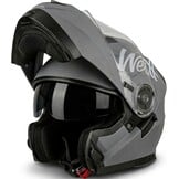 WESTT Torque X Flip-Up Motorhelm - XL - Grijs