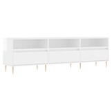 Hoogglans Wit TV-meubel 150 cm - Bewerkt Hout met 71% Korting!