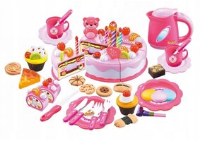Speelgoed Taart Set 80-delig met Velcro - Interactief Verjaardagsspel