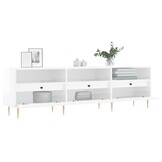 Hoogglans Wit TV-meubel 150 cm - Bewerkt Hout met 71% Korting!