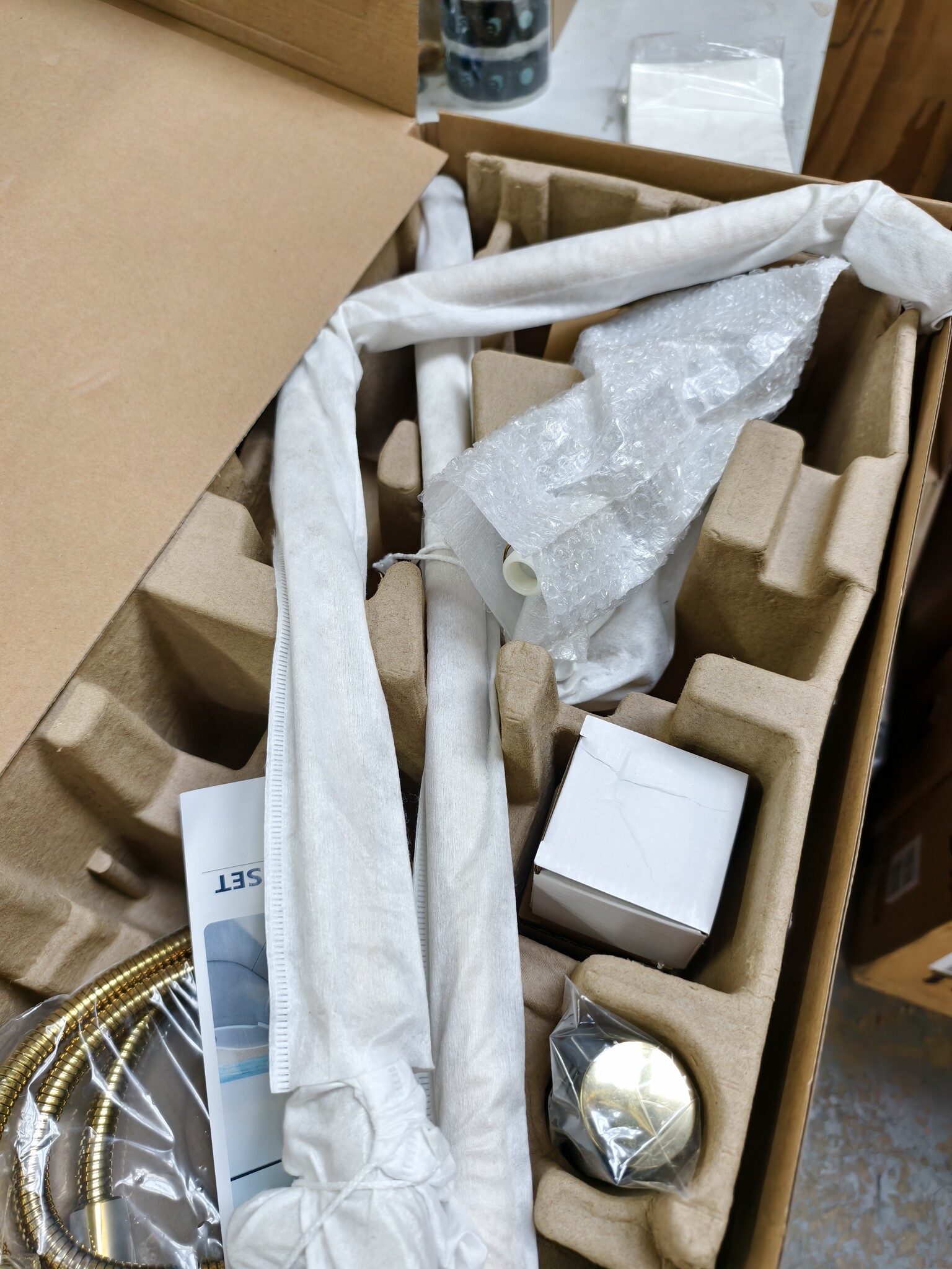 Regendouche goud 23 cm