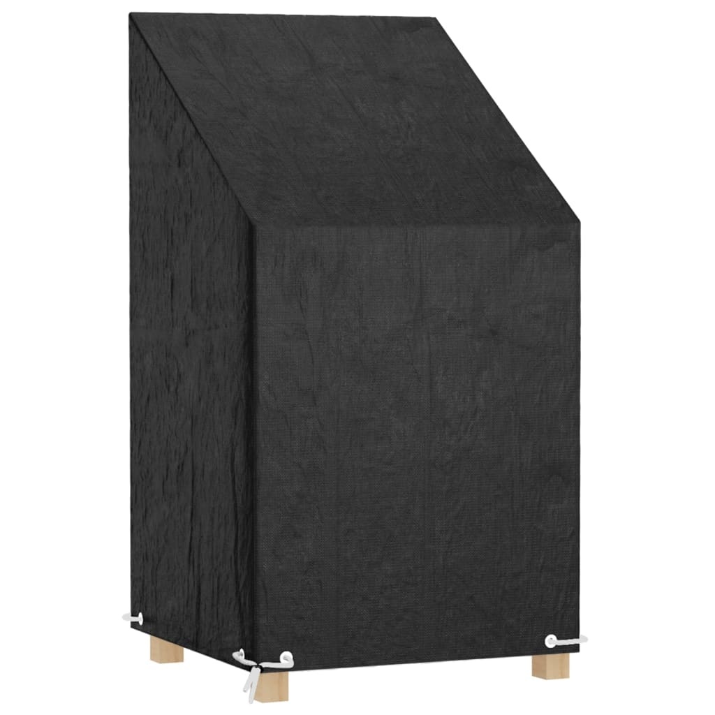 vidaXL Tuinstoelhoes met 8 oogjes 65x65x80/120 cm polyetheen