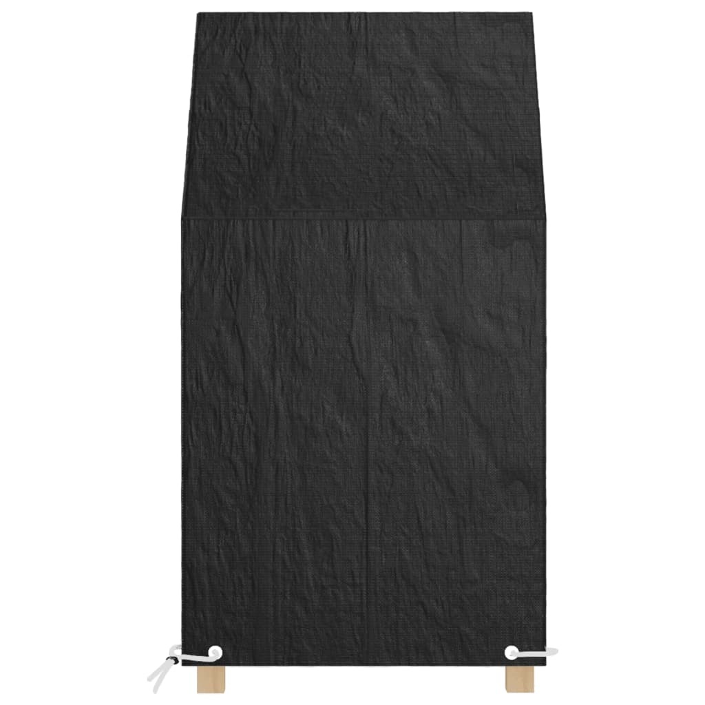 vidaXL Tuinstoelhoes met 8 oogjes 65x65x80/120 cm polyetheen