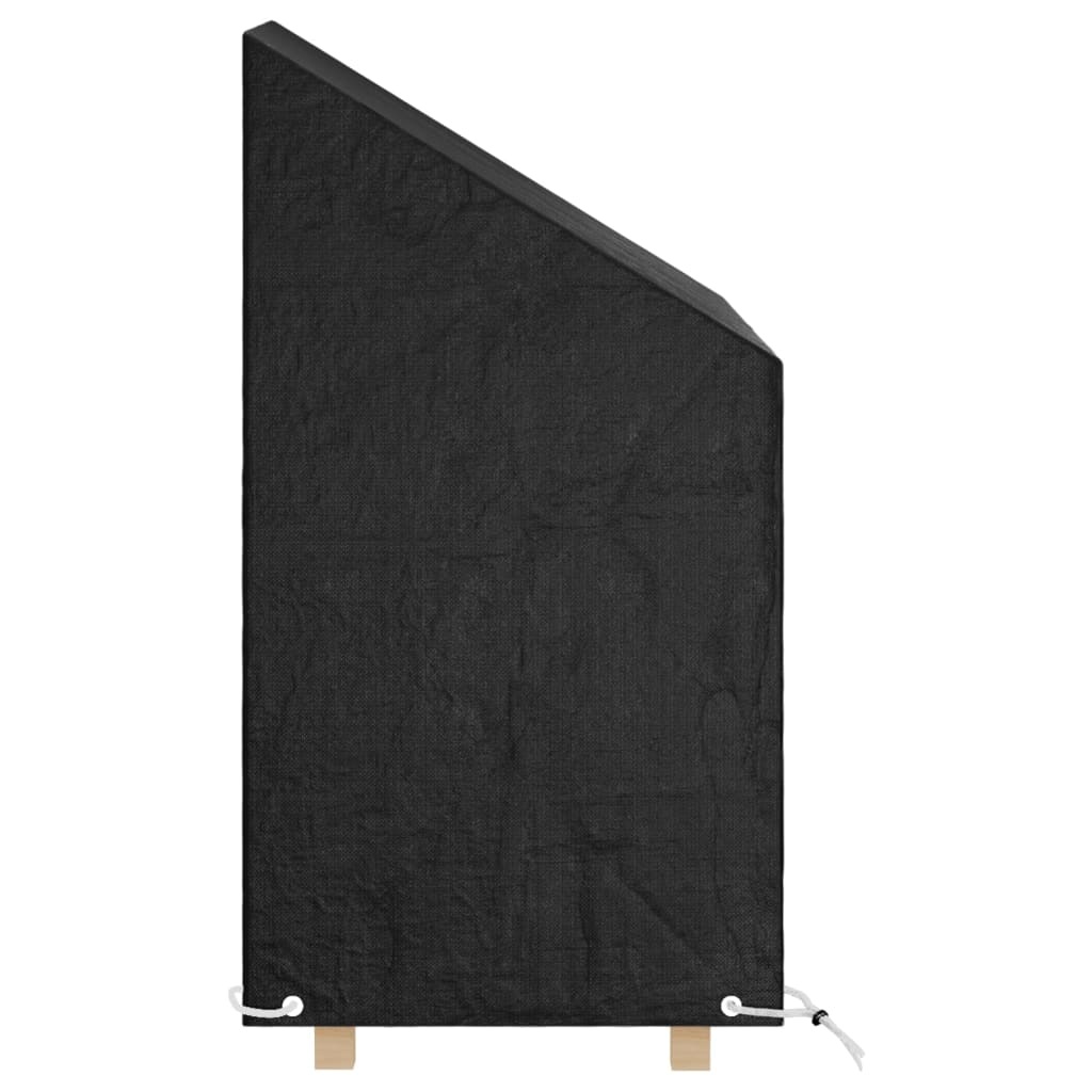 vidaXL Tuinstoelhoes met 8 oogjes 65x65x80/120 cm polyetheen