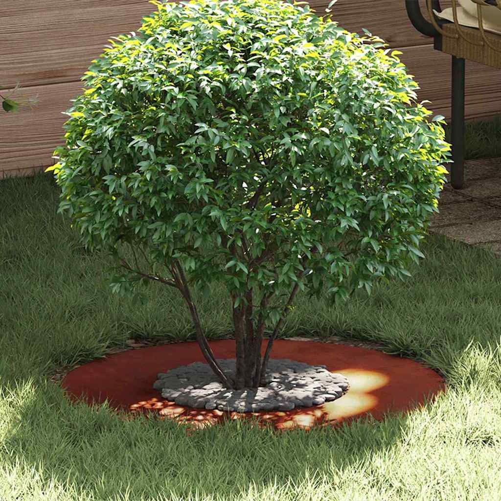 Cortenstaal Platte Boomring Bruin Ø30/60 cm - 33% Korting
