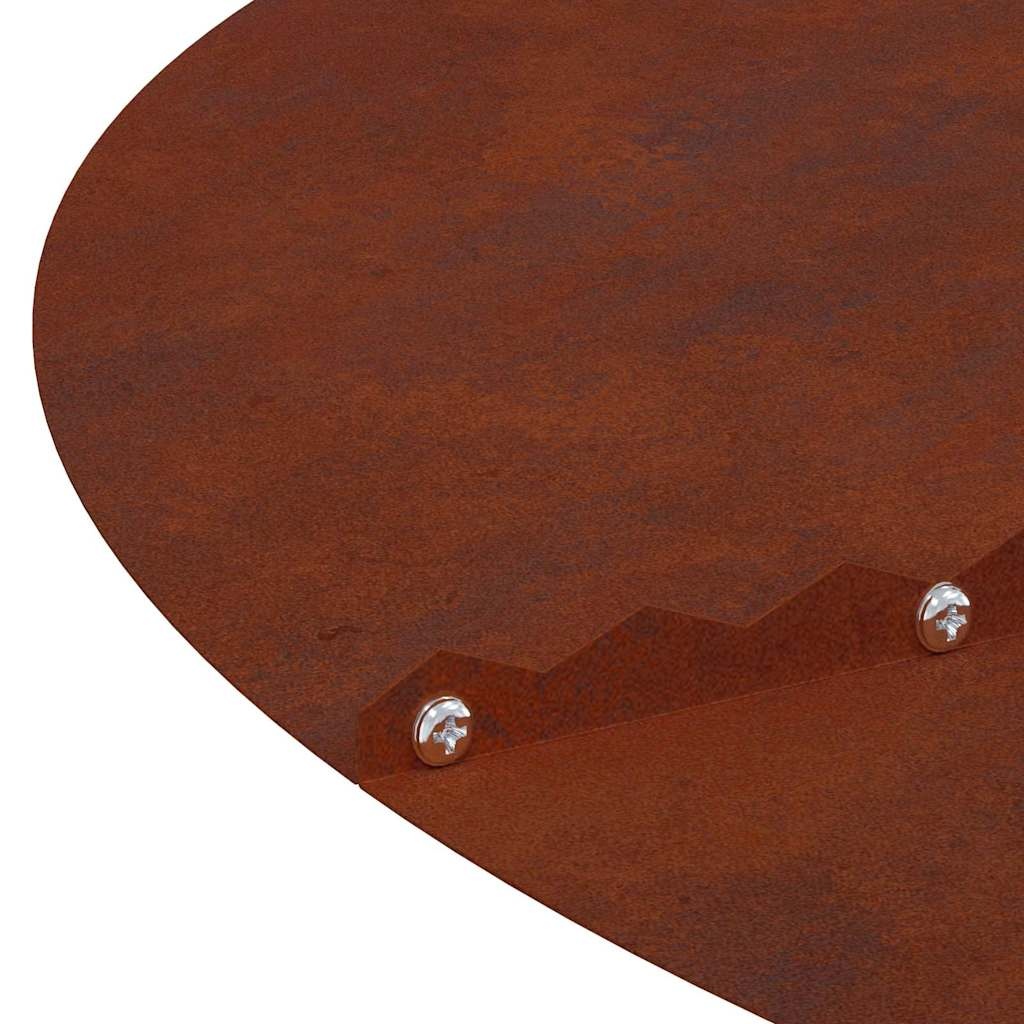Cortenstaal Platte Boomring Bruin Ø30/60 cm - 33% Korting