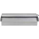RVS Zwembadwaterval met LED's - 30 cm Rechthoekig - 29% Korting