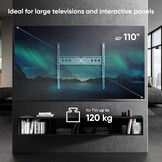 Ultra-dunne TV Wandbeugel voor 60-110" TV's tot 120kg (34% Korting)