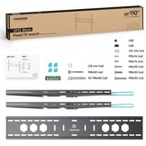 Ultra-dunne TV Wandbeugel voor 60-110" TV's tot 120kg (34% Korting)