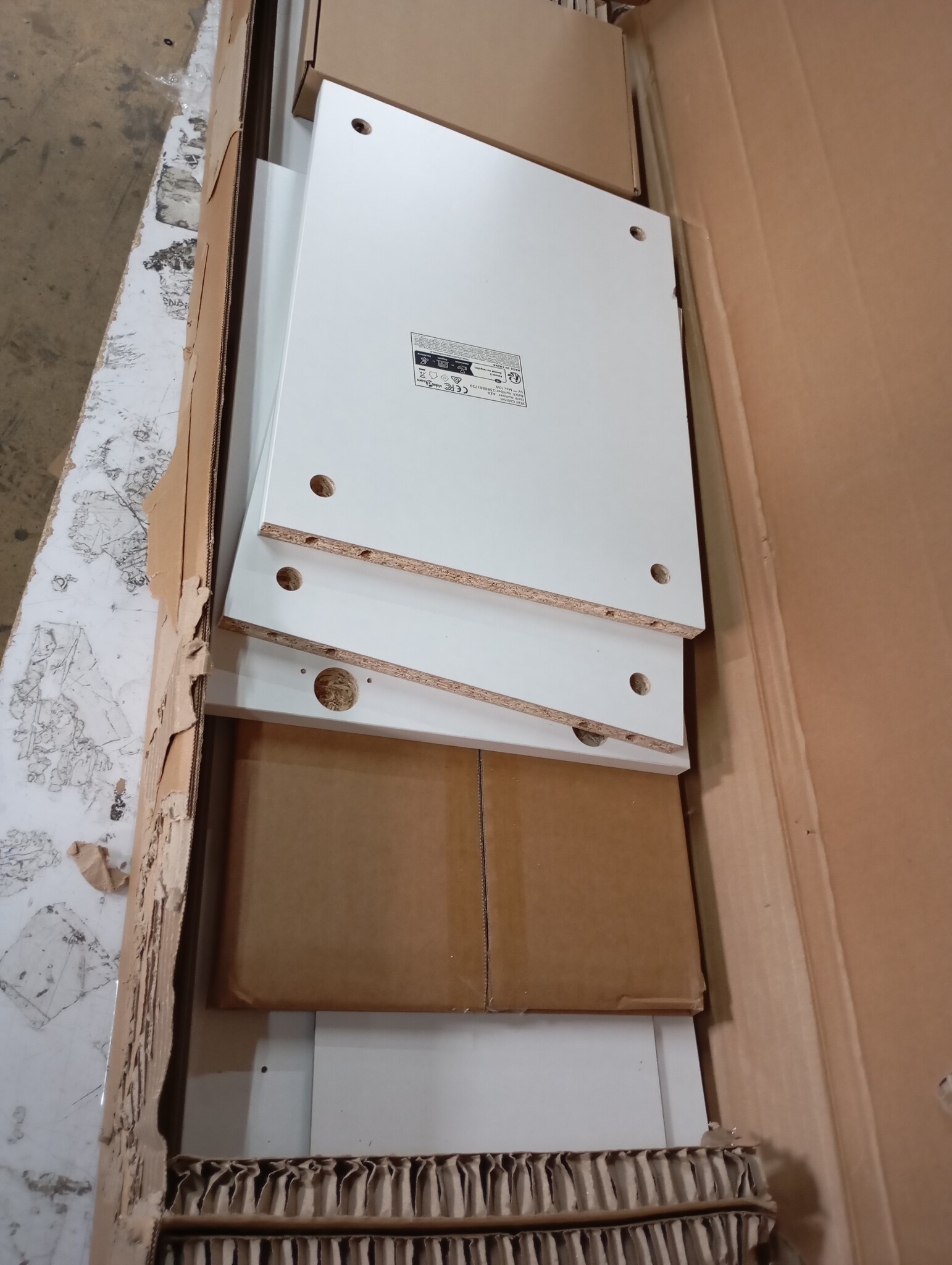 TV-meubel met LED 40,5x30x90 cm Wit - 71% Korting