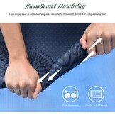 Antislip TPE Yogamat Pilatesmat Fitnessmat | Lichtblauw | 58% Korting