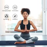 Antislip TPE Yogamat Pilatesmat Fitnessmat | Lichtblauw | 58% Korting