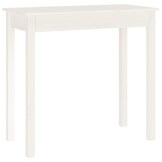 vidaXL Wandtafel Grenenhout Wit - 80x40x75 cm | 53% Korting
