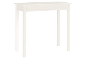 VidaXL Wandtafel Grenenhout Wit - 58% Korting