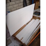 vidaXL Wandtafel Grenenhout Wit - 80x40x75 cm | 53% Korting