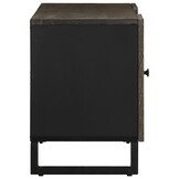 Massief Mangohouten TV-meubel - Zwart - 105x33x46 cm - 34% Korting!