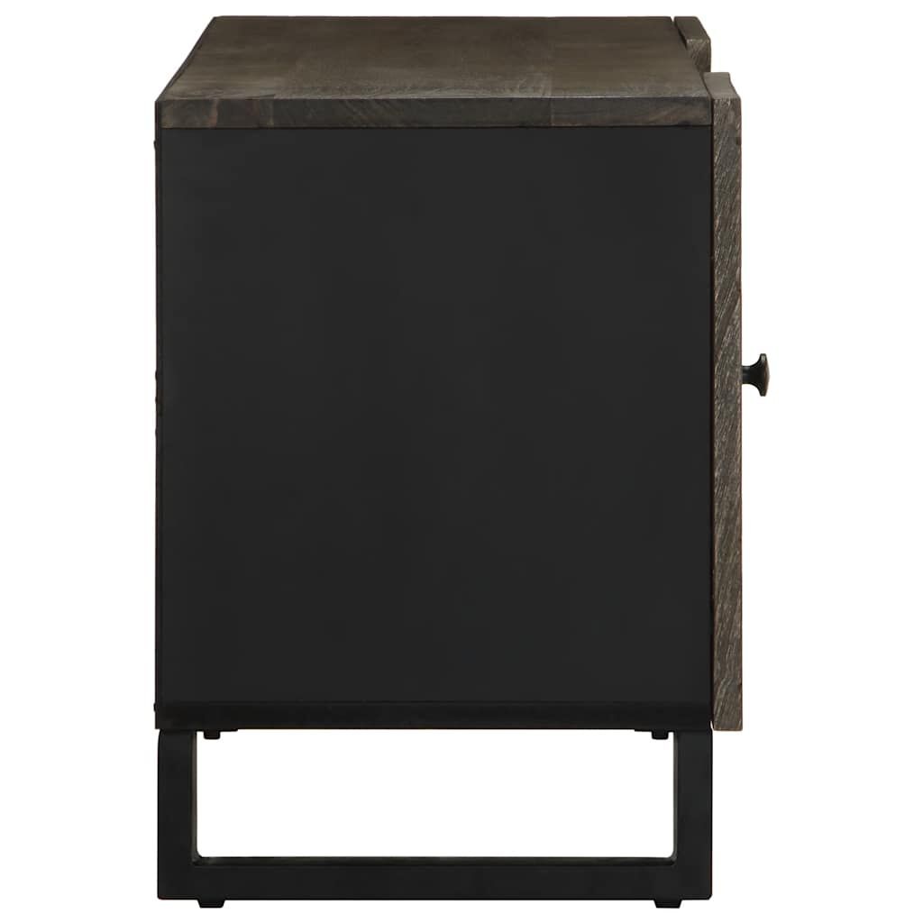 Massief Mangohouten TV-meubel - Zwart - 105x33x46 cm - 34% Korting!