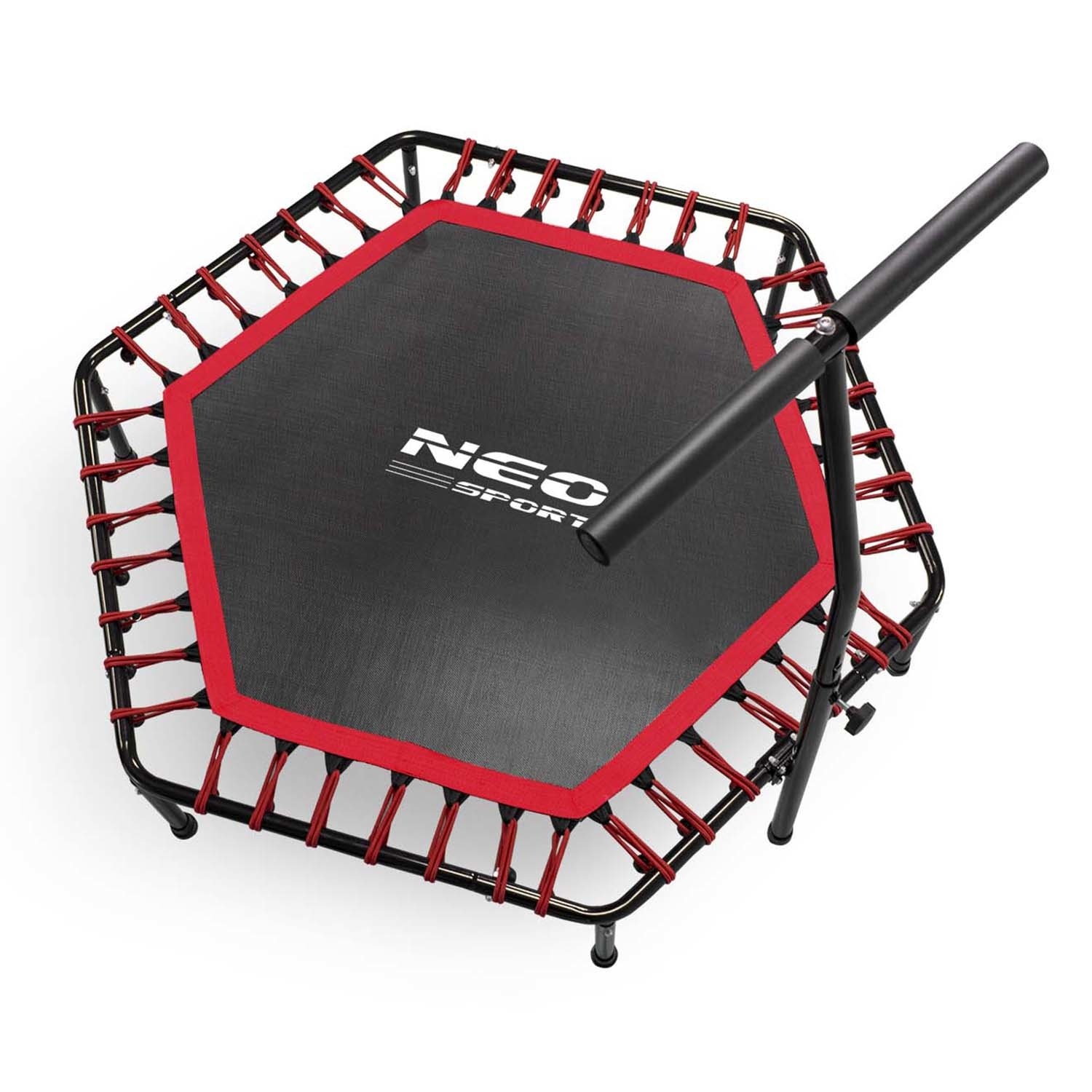 Fitness Trampoline Zeshoekig met Handvat - 24% Korting