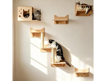 Katten Klimwand Meubelset 5-delig | Grenen | Met Korting!