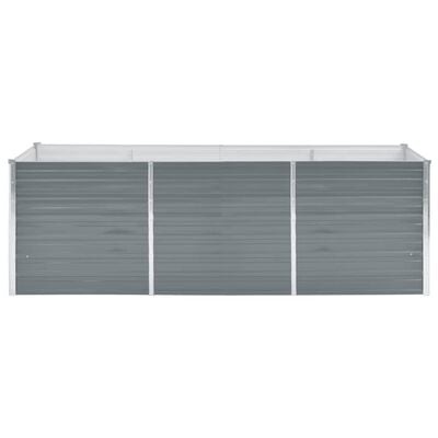 Verhoogde Plantenbak 240x80x77cm Staal Grijs - 34% Korting!
