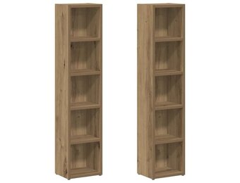 2x CD Kasten Bewerkt Hout - Artisanaal Eiken (34% Korting)