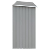 Gegalvaniseerd Stalen Haardhoutschuur - 330 cm - Grijs - 34% Korting