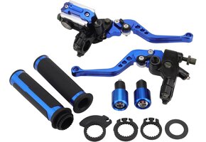 Universele Hoofdremcilinder & Remhendelset Motor 22mm Blauw (59% Korting)