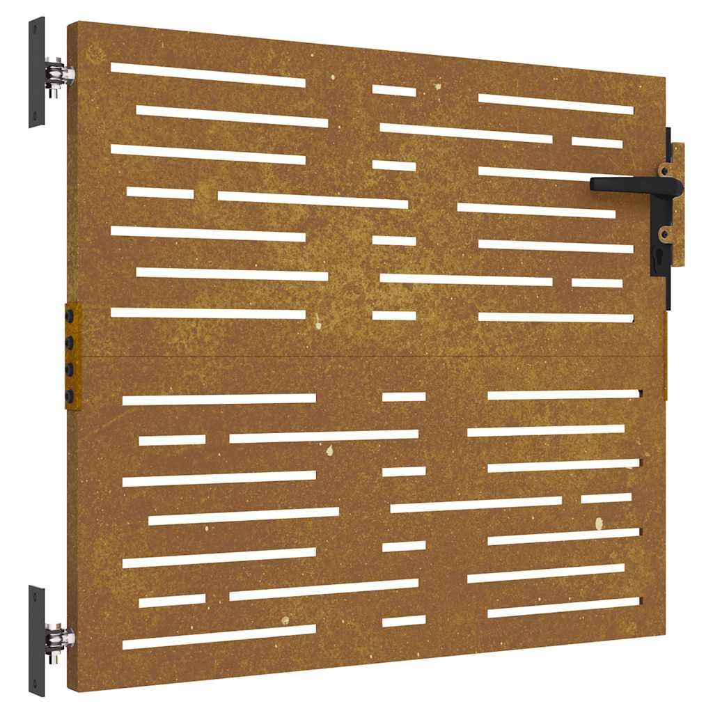 vidaXL Poort Cortenstaal 85x100 cm Vierkant - 54% Korting!