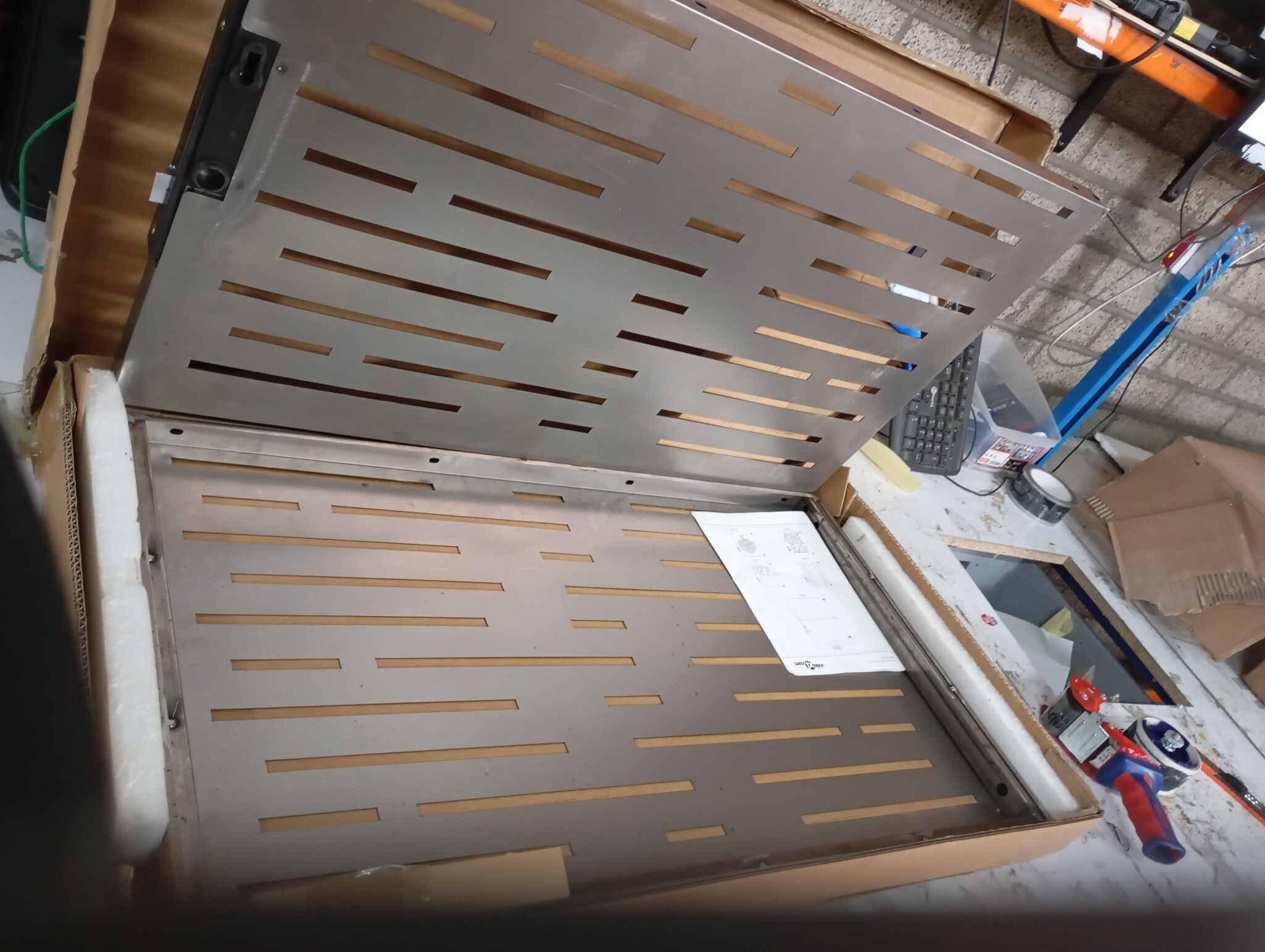 vidaXL Poort Cortenstaal 85x100 cm Vierkant - 54% Korting!