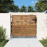 vidaXL Poort Cortenstaal 85x100 cm Vierkant - 54% Korting!