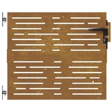 vidaXL Poort Cortenstaal 85x100 cm Vierkant - 54% Korting!