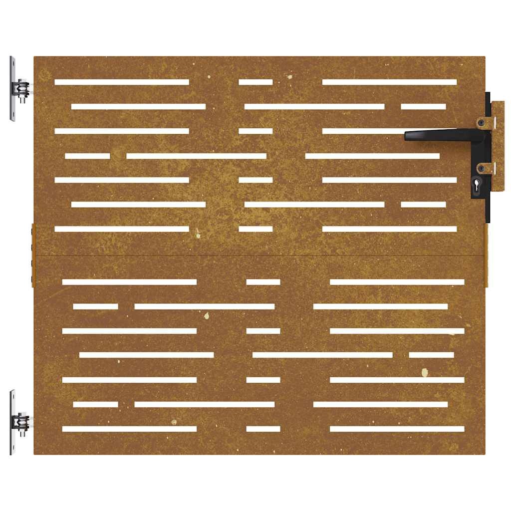 vidaXL Poort Cortenstaal 85x100 cm Vierkant - 54% Korting!
