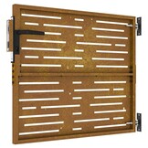 vidaXL Poort Cortenstaal 85x100 cm Vierkant - 54% Korting!
