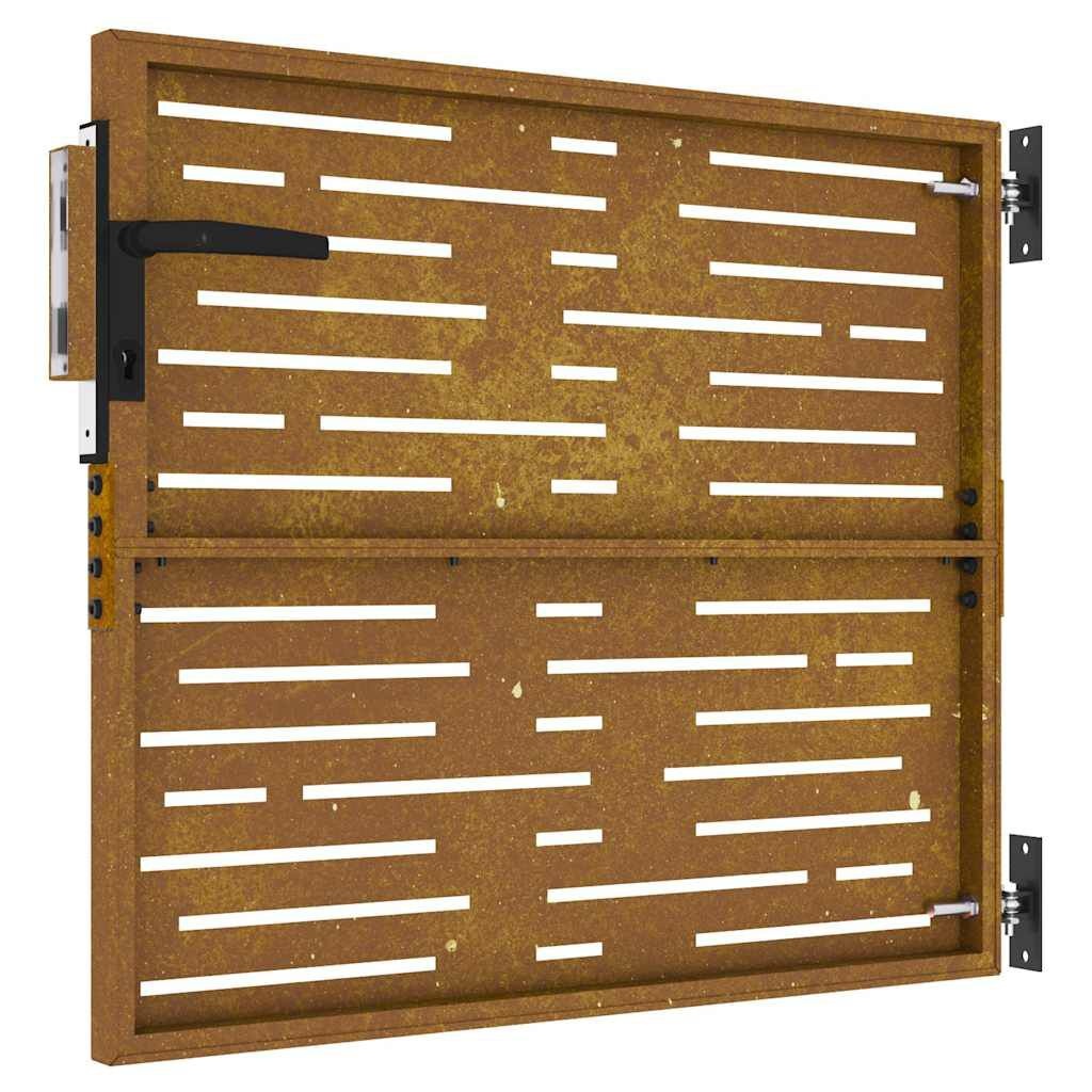 vidaXL Poort Cortenstaal 85x100 cm Vierkant - 54% Korting!