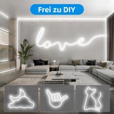 Neon LED Strip 10m Koudwit - Dimbaar, Waterdicht