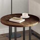 Massief Eiken Tafelblad Lichtbruin - 34% Korting