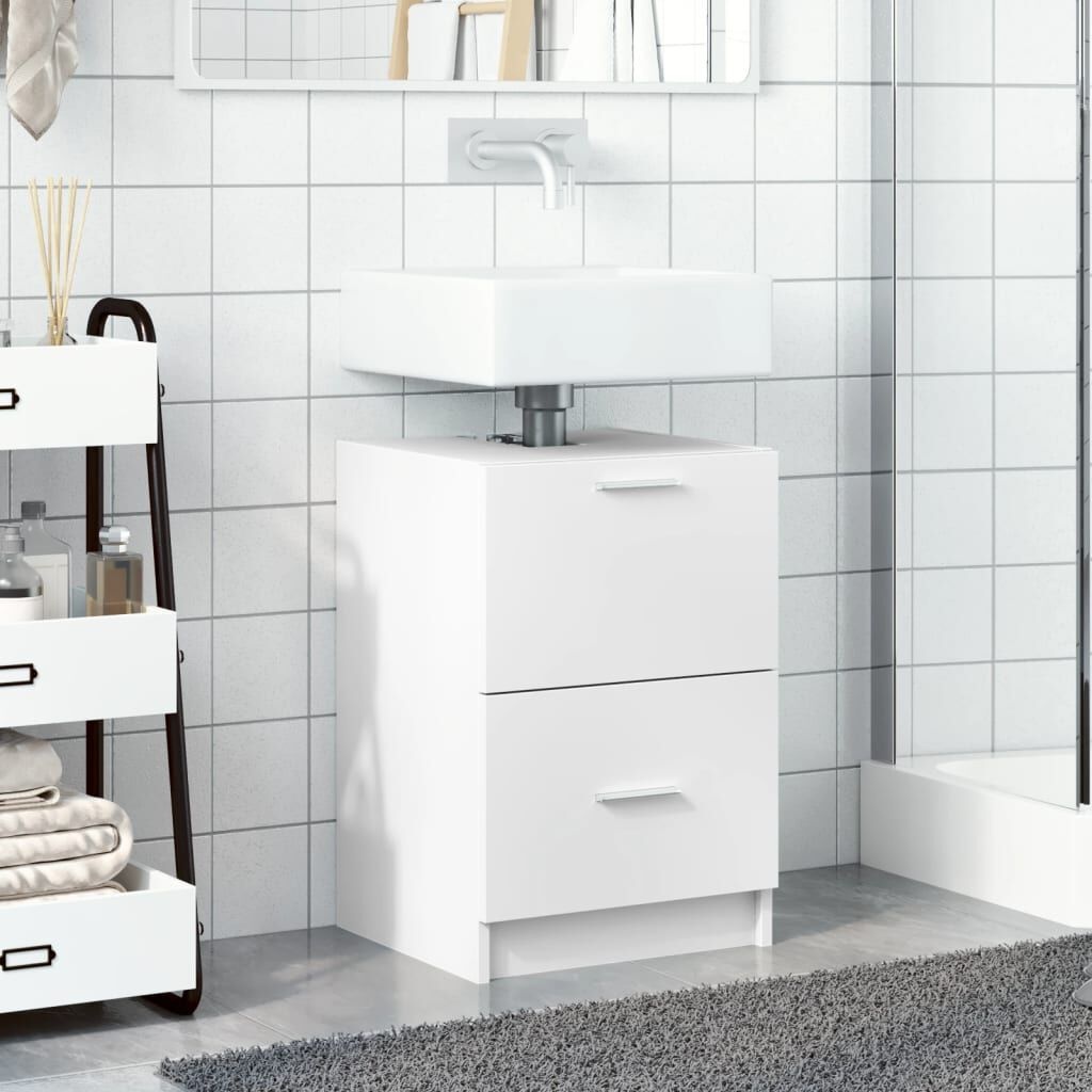 vidaXL Wastafelkast 40x37x59 cm Wit (53% Korting)