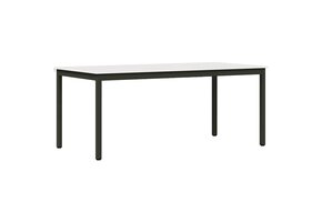 vidaXL Eettafel Wit Grenenhout 180x90 cm - 41% Korting