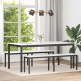 Eettafel Grenenhout Wit 180x90cm - 35% Korting