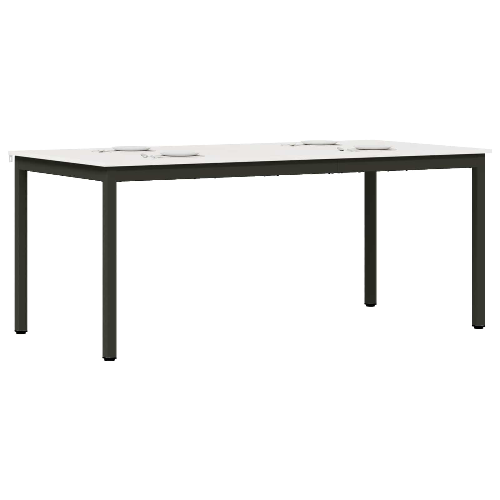 Eettafel Grenenhout Wit 180x90cm - 35% Korting