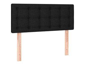 Hoofdbord Zwart Stof 90x5x78/88 cm - 77% Korting!