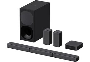 5.1 Surround Soundsysteem 600W met Soundbar & Subwoofer | Zwart | 64% Korting