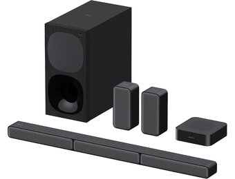 5.1 Surround Soundsysteem met Soundbar & Subwoofer 600W - 60% Korting