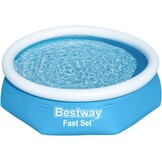 Opblaasbaar Rond Zwembad Bestway 244x61cm - 29% Korting!