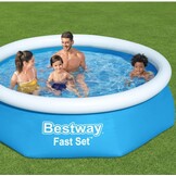 Opblaasbaar Rond Zwembad Bestway 244x61cm - 29% Korting!