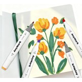 Alcohol Markers Set (120 Kleuren) - Dubbele Punt 33% Korting