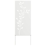 Wit Tuindecoratie Paneel Koudgewalst Staal 50x140cm - 60% Korting