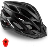Fietshelm Volwassenen met LED-licht & Vizier | 34% Korting
