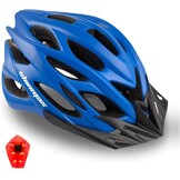 Fietshelm Volwassenen met LED-licht & Vizier | 34% Korting