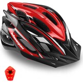 Fietshelm Volwassenen met LED-licht & Vizier | 34% Korting
